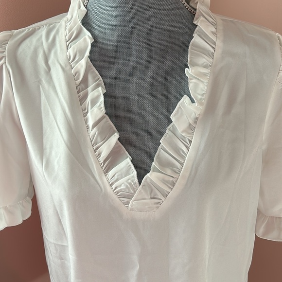 SHEIN Ruffle Shirt - Picture 2 of 7